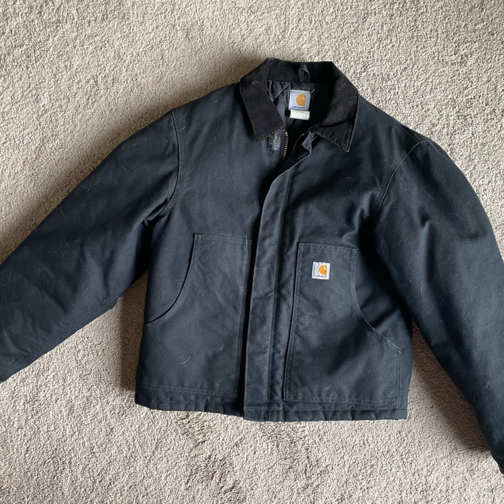 Carhartt men’s quilted jacket J02 small